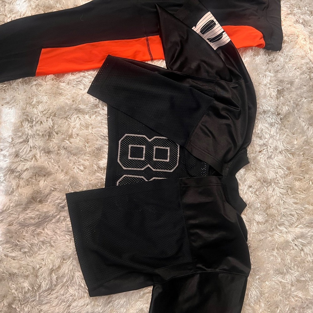 Alexander Wang Black and Orange Sports Set - Picture 2 of 5
